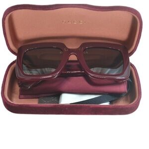 Gucci's oversized square sunglasses.